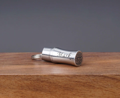 Personalized Bamboo CREMATION URN KEYCHAIN, pet man women Ashes Jewelry, waterproof Ash Jewelry, water proof urn-6