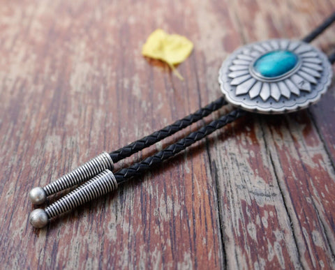 This awesome Vintage Cowboy bolo tie has a southwestern design, it is perfect gift for men, Suitable for wedding or daily wear-8