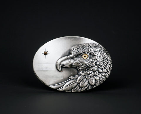 Eagle & sun belt buckle