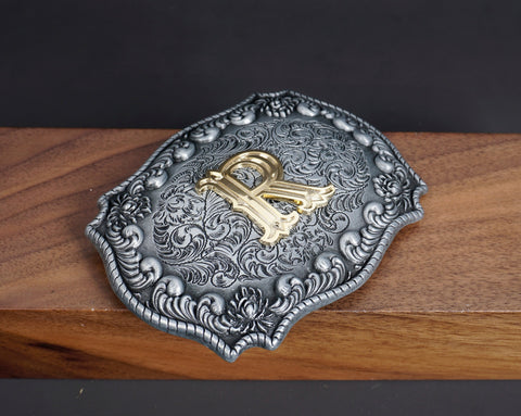 monogram letter BELT BUCKLE for man woman, Custom monogram Belt Buckle for him/her, Groomsman, Cowboy-4