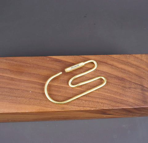 U-shape Brass Keychain