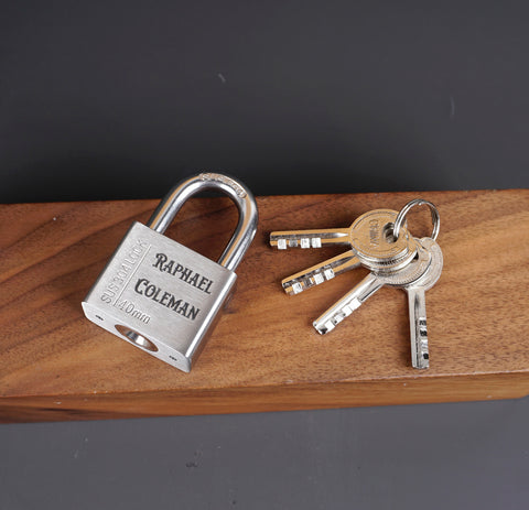 Custom Stainless Steel Padlock
