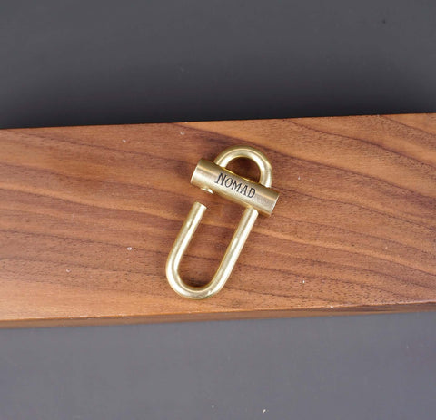 Solid Brass Keychain | Custom Deep Engraving, Permanent Marking