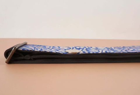 4uke guitar strap with maze printed-side
