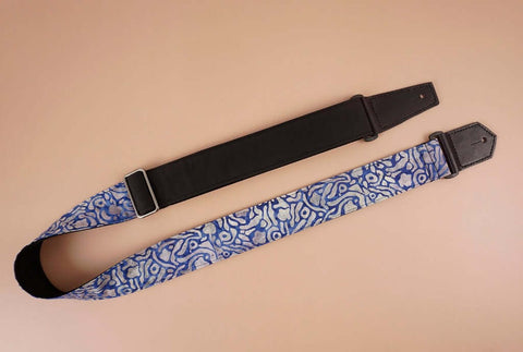 4uke guitar strap with maze printed-front-1