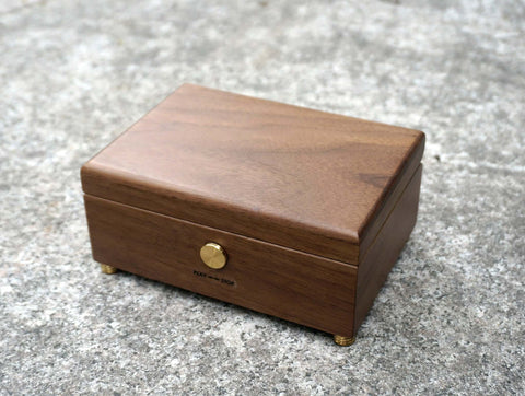 custom song wooden 30 notes music box with cylinder, We offer engraving of music boxes plus various monograms to match your theme! best friend gift, wedding engagement valentine's day gift.-6