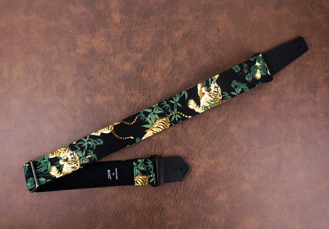tiger guitar strap