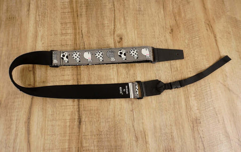 magic cat leather ends ukulele shoulder strap-detail-3