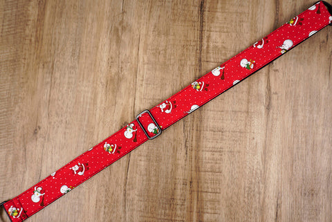 Santa Claus and snowman clip on ukulele hook strap-4