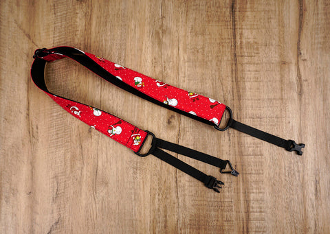 Santa Claus and snowman clip on ukulele hook strap-3