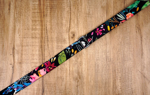 Watercolor nature clip on ukulele hook strap-4