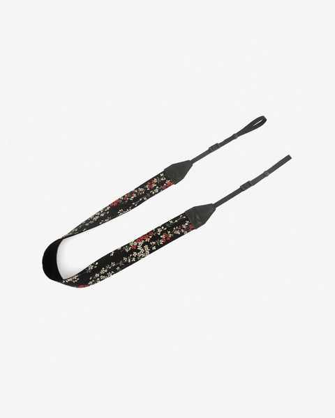 weeping cherry blossom printed floral camera strap-1