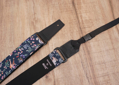 nature world ukulele shoulder strap with leather ends-5