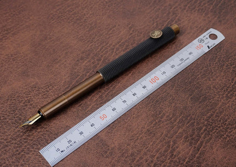 Custom Mini Travel vintage fountain pen with engrave-4