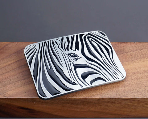 Personalized Zebra BELT BUCKLE for man with Initials engraved, Custom monogram Belt Buckle for him, Groomsman, Cowboy-5