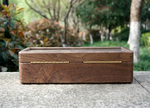 Personalized Men's Wooden Watch Box Organizer for 5,10 watches with engraved-5