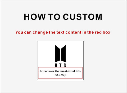 Custom BTS Hand Crank Wooden Music Box