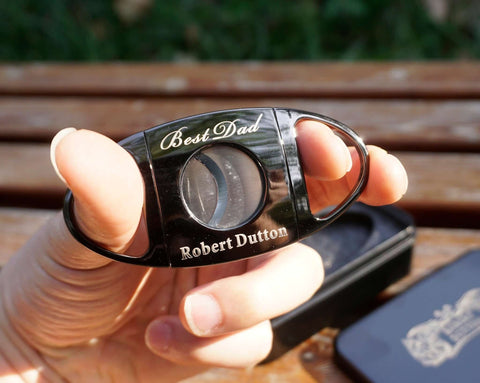 Personalized Cigar Cutter with engraved name-3
