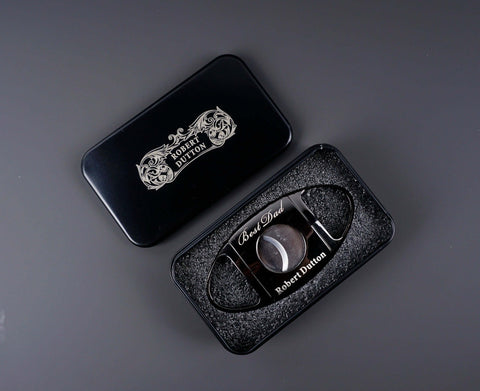 Personalized Cigar Cutter with engraved name-1