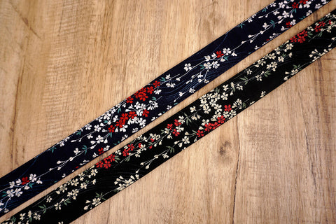 weeping cherry blossom printed floral camera strap-8