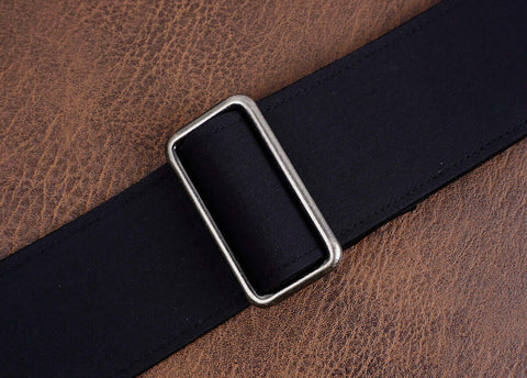 eclipse of the moon guitar strap with leather ends-6