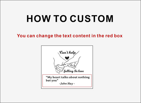 Custom Can't Help Falling In Love Hand Crank Wooden Music Box