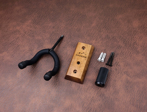Guitar hanger wall mount