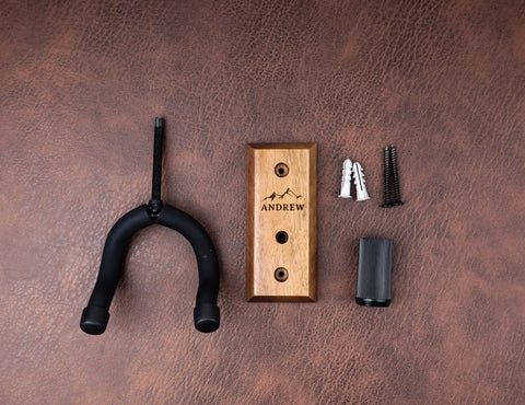 Guitar hanger wall mount