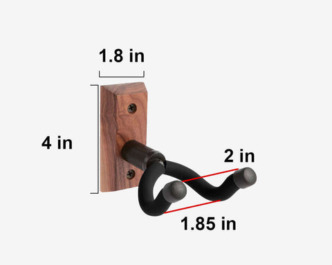 Guitar hanger wall mount
