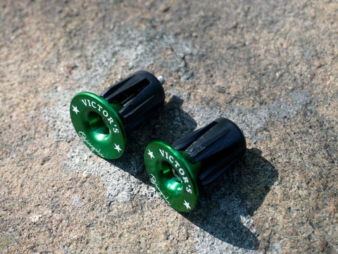 Custom Bike handlebar end plugs-5