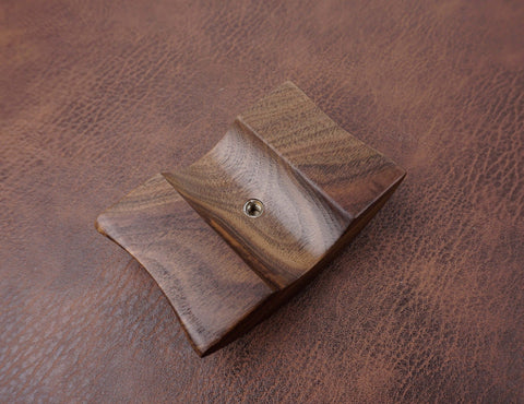 custom engraved wood headphone stand, headphone holder-8