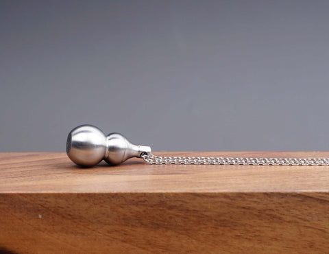 Personalized gourd CREMATION URN NECKLACE, pet man women Ashes Jewelry, waterproof Ash Jewelry, water proof urn, pill box-5