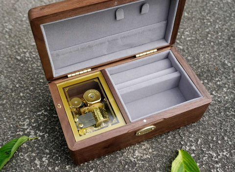 Personalized Plus JEWELRY MUSIC BOX, howls moving castle music box, anastasia music box for girl, baby, ghibli music box, mother's day gift-6