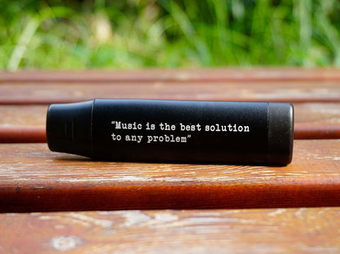 Custom engraved kazoo with name and message-7