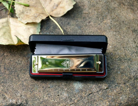 Custom Christmas Diatonic Harmonica with engraving-6