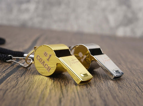 Custom Engraved Necklace Whistles For Coach Gifts-3