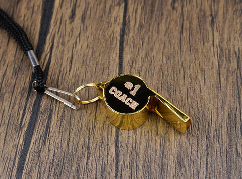 Custom Engraved Necklace Whistles For Coach Gifts-4