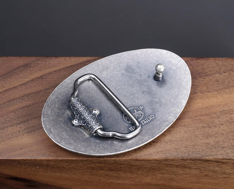 Personalized Western Horse BELT BUCKLE with name engraved, Custom monogram Belt Buckle for him, her, Groomsman, Cowboy-4