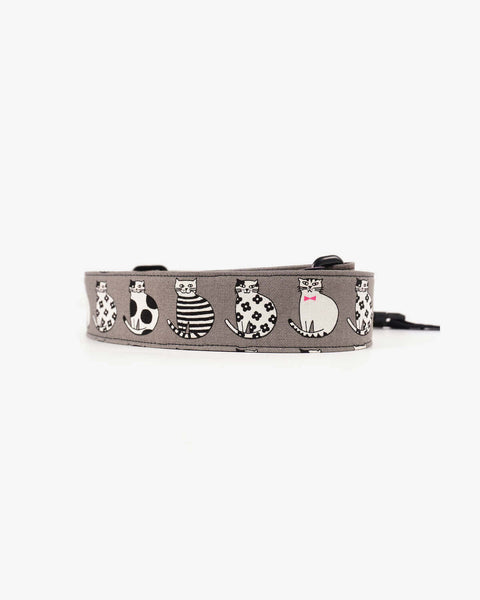 magic cat leather ends ukulele shoulder strap-front-1