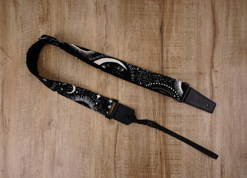 moon star glow in the dark ukulele shoulder strap -2