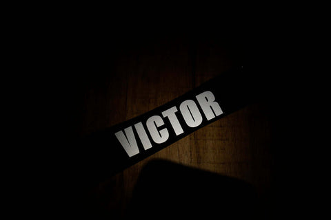 black reflective custom guitar strap-4