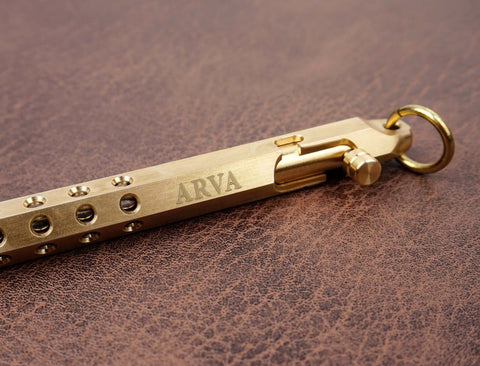 Personalized Brass Bolt Action Pen with engraved name -4