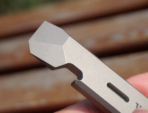Custom Engraved Titanium Pry bar EDC Multi-Tool -6