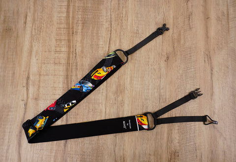 race car clip on ukulele hook strap no drilling, no button -3