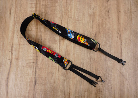 race car clip on ukulele hook strap no drilling, no button -2