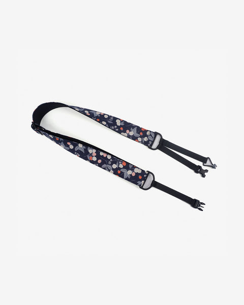 raspberry flower clip on ukulele hook strap-1