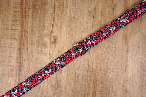 red berry clip on ukulele hook strap-4