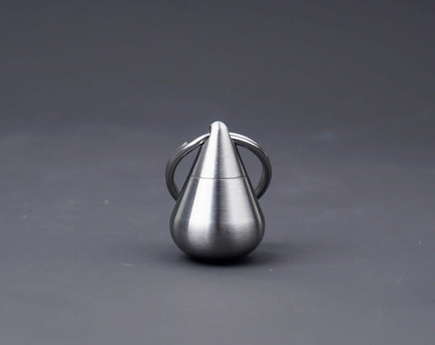 Personalized water drop CREMATION URN KEYCHAIN, pet man women Ashes Jewelry, waterproof Ash Jewelry, water proof urn-3
