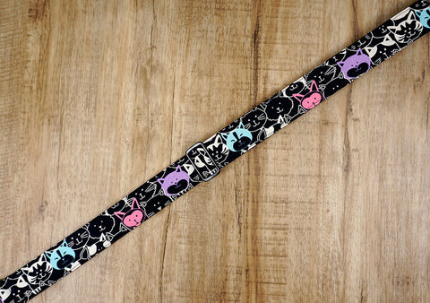 smile cat clip on ukulele hook strap-4