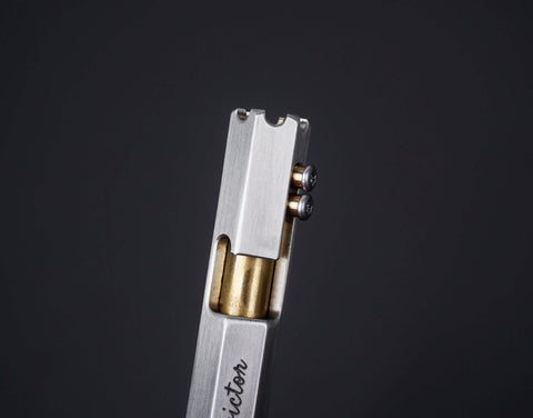 Personalized stainless steel Men Bolt-action EDC Pen with engraved name-4